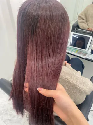 セミロング 髪質改善サロン🫧 セキチサトのヘアスタイル