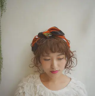 ミディアム ヘアアレンジ 美容院 むぎのその他イメージ