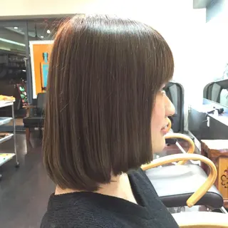 ミディアム セミロング 前之園 ひかるのヘアスタイル