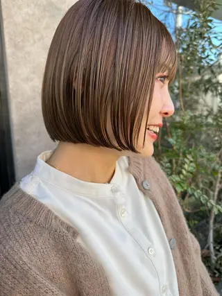 ショート カラー レイヤー職人 横浜/似合わせ/秋山のヘアスタイル