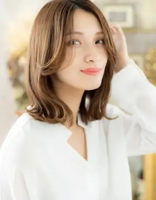 ミディアム カラー パーマ ✨過去1と言わせます ✨柿沼幸輝のヘアスタイル