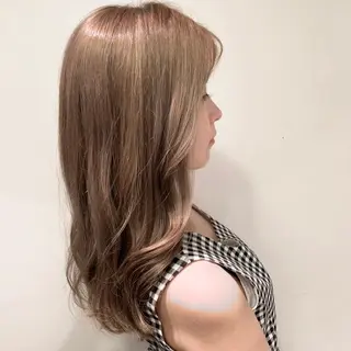 セミロング カラー 【azure横浜】 🧸misaki🌸のヘアスタイル