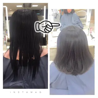 ミディアム セミロング ロング Lyhair🦊🎀 AKIのヘアスタイル