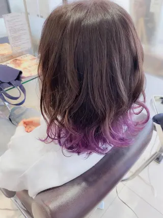 カラー ヘアアレンジ カラー専門美容師🫧 舘田千乃🫧のヘアスタイル