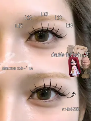 マツエク・マツパ ☆eyelist _miu☆のマツエク・マツパデザイン