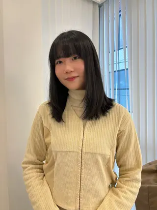 ミディアム カラー レイヤーカット🎀 kanaのヘアスタイル