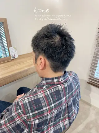 ショート メンズ やまこし 美裕樹のヘアスタイル