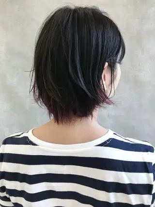 ショート カラー MOU namba ムウナンバのヘアスタイル