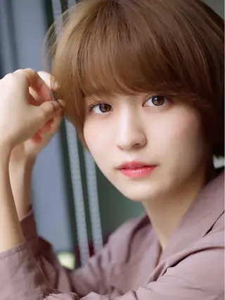 ショート カラー ✨縮毛矯正/髪質改善 錦糸町/松坂拓馬のヘアスタイル