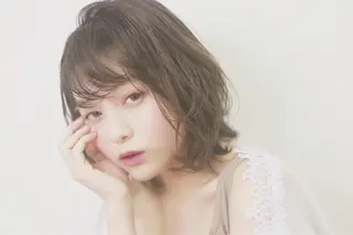 ミディアム カラー パーマ ヘアアレンジ sano sayakaのヘアスタイル