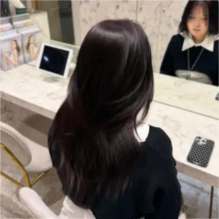 ロング カラー Chiharu 新宿/韓国ヘア🖤のヘアスタイル