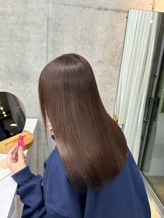 セミロング カラー ブリーチカラー/ 純心のヘアスタイル