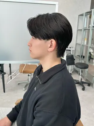 ショート メンズ かのん/メンズ毛流れ 特化/曲がる縮毛矯正のヘアスタイル