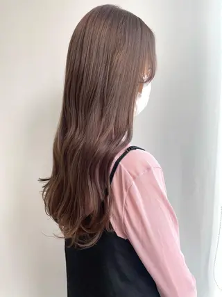 ロング カラー 山口 莉奈のヘアスタイル