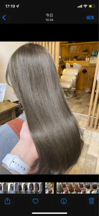セミロング 髪質改善✨ 角谷　勇のヘアスタイル
