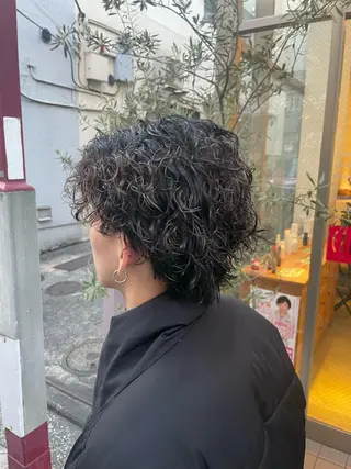 パーマ メンズ EARTH菊名店👾 ひらのすぐるのヘアスタイル