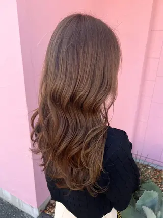 セミロング カラー れいな🌼 ボブ･艶カラー🌼のヘアスタイル