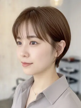 ショート パーマ・レイヤー 髪質改善・TANIのヘアスタイル