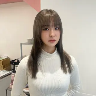 カラー クルミ/ 💕ワンホンネイルのネイルデザイン