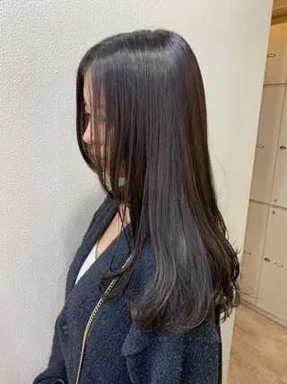 ロング カラー 透明感color🩵 MAYUKAのヘアスタイル