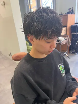 ショート パーマ メンズ 【メンズ特化】 メンズパーマ/雄斗のヘアスタイル