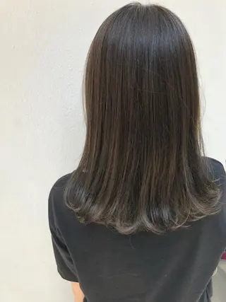 ミディアム カラー 髪質改善/艶髪 やまなかのヘアスタイル