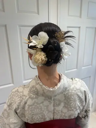 ロング ヘアアレンジ Wカラーヘアアレンジ さあやのヘアスタイル