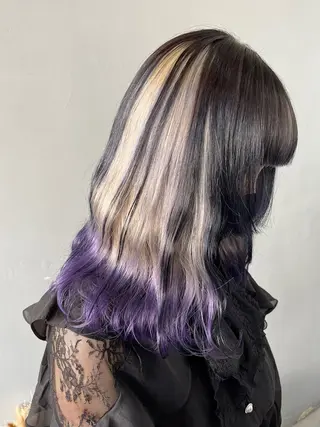 セミロング カラー 🎀透明感 カラー🎀ミズキのヘアスタイル