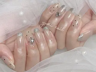 ネイル 𝐲𝐮𝐦𝐢🎀 長さ出しデザイン専門のネイルデザイン