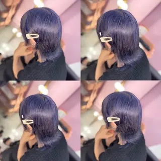 ミディアム カラー ヘアアレンジ 甘ふわgirly🎀 ハイトーン🤍Ramのヘアスタイル