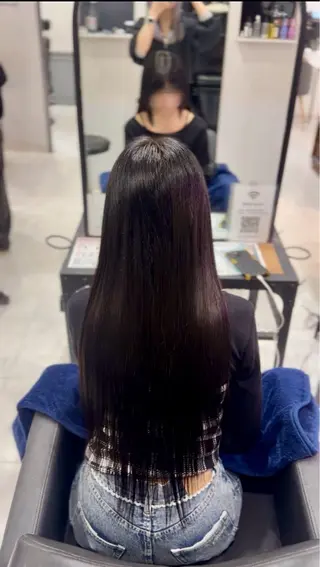 ロング カラー 🦋REISA🦋 エクステ×ハイトーンのヘアスタイル