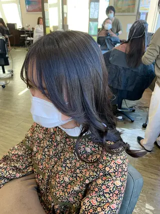 ミディアム カラー 中野  淳のヘアスタイル