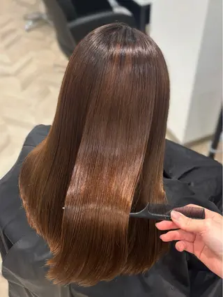 ロング 名駅/sHiHo/透 明感カラー✨🎀/のヘアスタイル