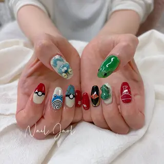 セミロング ネイルJaol 池袋のネイルデザイン