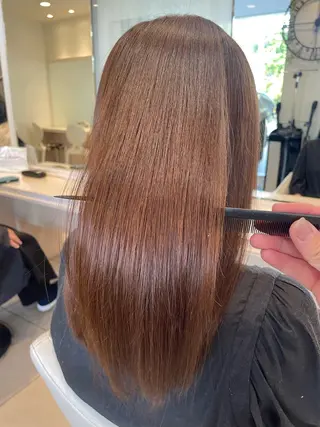 ロング 白髪ぼかしデザイン ハイライト/宮本純登のヘアスタイル