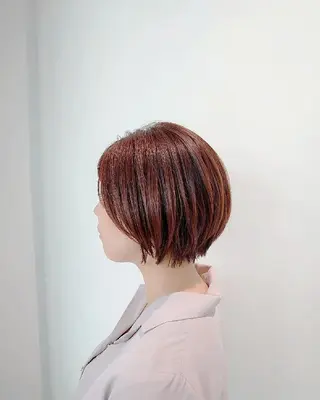 ショート カラー 🐱higajo🐱 比嘉門(ヒガジョウ)のヘアスタイル