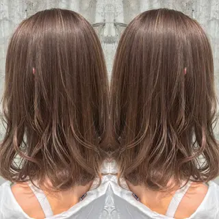 セミロング SOU/エクステ /ダブルカラーのヘアスタイル