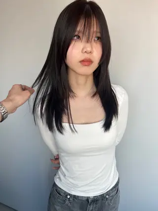 セミロング sakoda shunkiのヘアスタイル