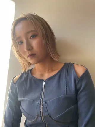 カラー ブリーチ/韓国 💫ひなた💫のヘアスタイル