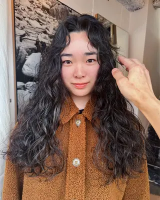 ロング パーマ レイヤー/パーマ /ウルフ/nabeのヘアスタイル