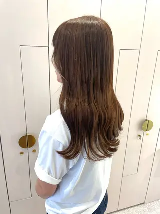 ロング カラー 暖色/オリーブカラー /中村未来🍒🫒のヘアスタイル