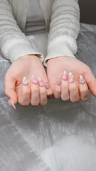 ネイル Lee Nails チップ長さだし専門店のネイルデザイン