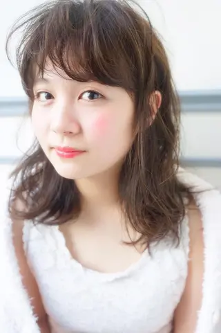 ミディアム カラー レイヤーカット✂️ 横浜No1♡下鳥翔子のヘアスタイル