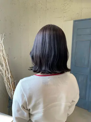 ショート カラー 透明感カラー🎀／ 寒色カラー／マツエクのヘアスタイル