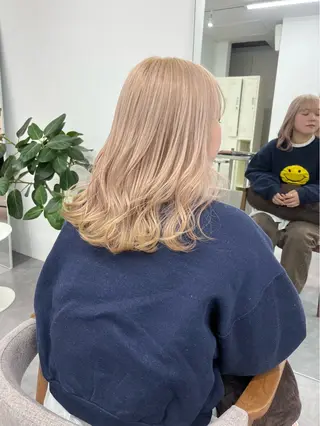 ミディアム 🟣niw SHUNNA🟣のヘアスタイル