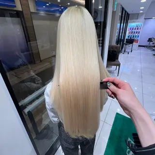 ロング カラー ブリーチ/デザイン 💎ryuyaのヘアスタイル