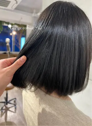 ミディアム カラー natsu/梅田 /透明感/艶髪のヘアスタイル