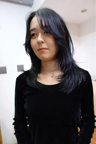 セミロング sakura🌸 レイヤー/韓国ヘアのヘアスタイル