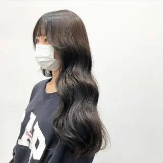 ロング カラー パーマ ヘアアレンジ メンズ キッズ アイブロウ stylist 🌸 kana.のヘアスタイル