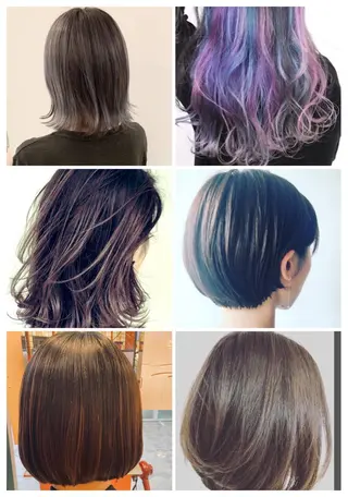 カラー へんみ みかのヘアスタイル